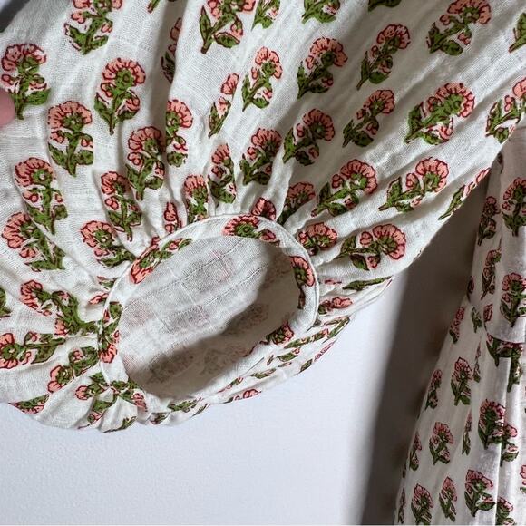 Anaak Nina Tiered Maxi Dress Floral Print Sz 0 /XS - Picture 5 of 6